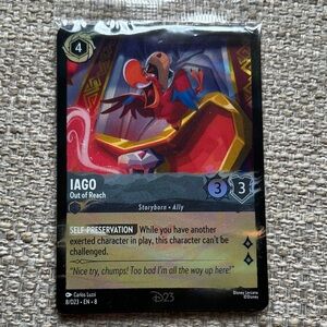 Disney D23 Lorcana Trading Card - Iago